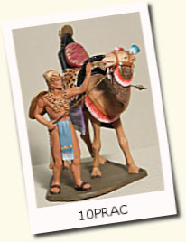 Patges dels Reis d'adoració i camells-